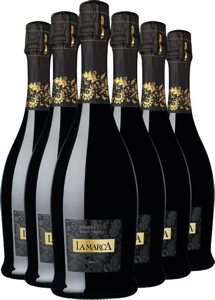 Вино ігристе La Marca Prosecco Spumante Treviso Brut DOC біле сухе 0 ...
