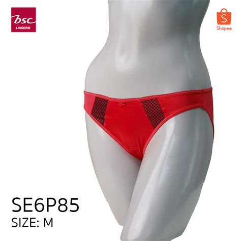 BSCกางเกงชนใน แบรนดดง เกรดA ทรง BIKINI ผาซาตนยด แตงตาขาย รน SU0090 SE6P85 CH