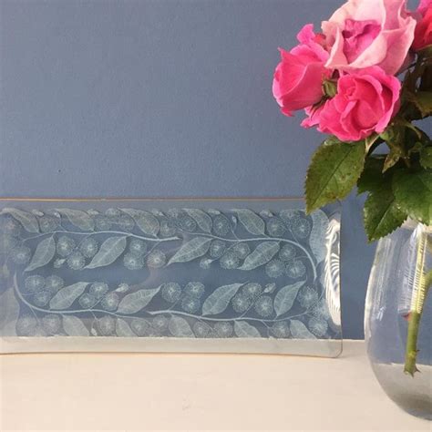 Glass Serving Tray Etsy Uk