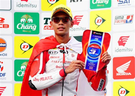 Astra Honda Racing Team Dulang Podium Perdana Di ARRC Buriram Eline