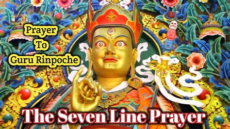 Seven Line Prayer To Guru Rinpoche Guru Rinpoche Prayer Buddhist