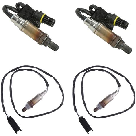 4pcs O2 Oxygen Sensor Upstream And Downstream For Bmw 323i 325i X3 X5 E39 E46 Z3 Z4 Metal