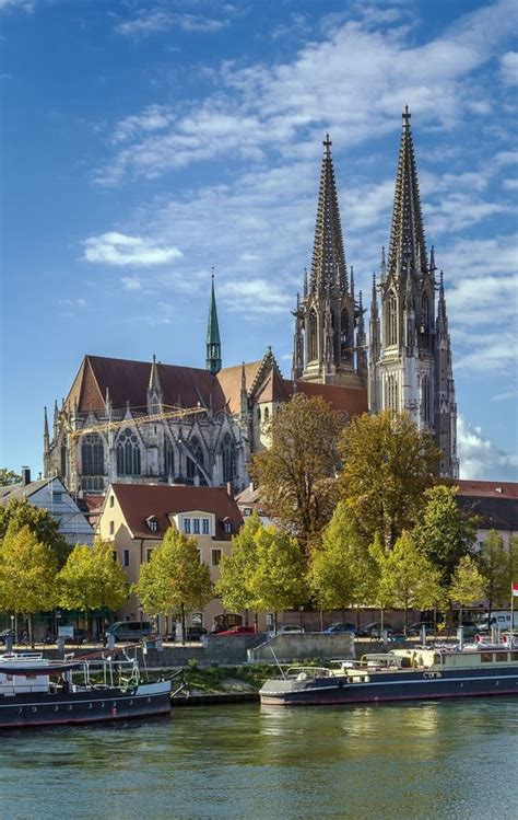 View of Regensburg Cathedral, Germany Stock Image - Image of regensburg ...