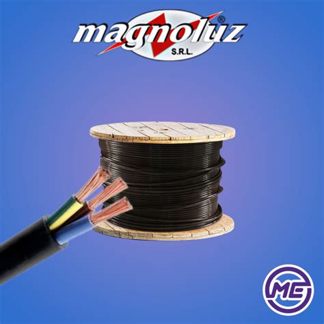 Cable Tipo Taller X Mm Iram Nm Negro Magnoluz