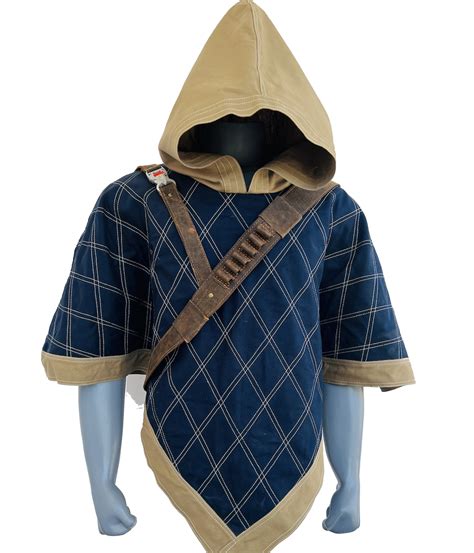 Inspired By Jedi Fallen Order Cal Kestis Poncho With Leather Etsy