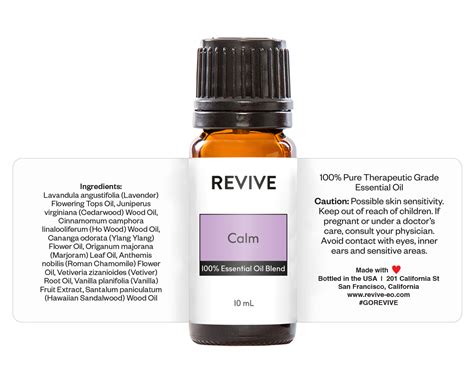 10 Ways To Use Revive Calm Essential Oils Blend