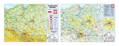 DWUSTRONNA MATA PODKŁADKA NA BIURKO MAPA POLSKI 13689857075 Allegro pl