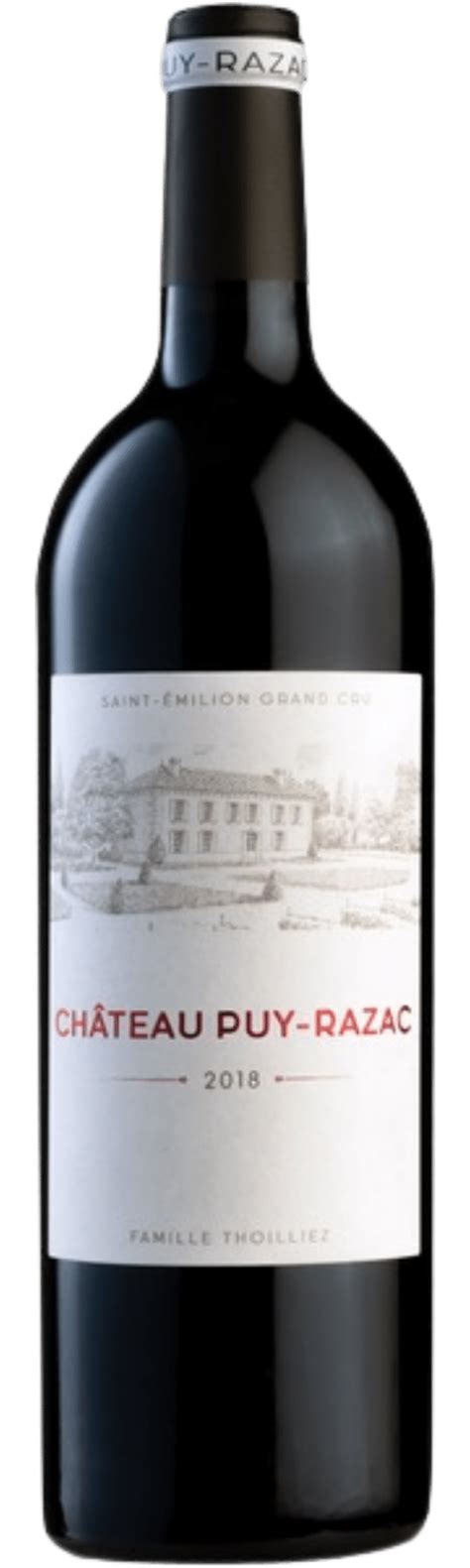 Château Puy Razac Saint Émilion Grand Cru 2018 Trois Fois Vin