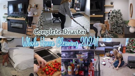 Whole House Clean With Me New Year Cleaning Motivation 2024 New