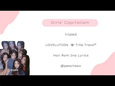 tripleS LOVElution 러블루션 Girls Capitalism Color Coded Lyrics Lirik