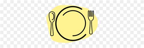 Dinner Table Setting Clipart - Set Table Clipart - FlyClipart