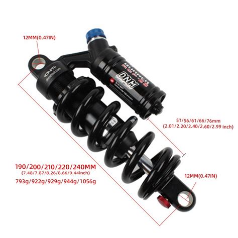 Shopping Now DNM BURNER RCP 2S Rear Shock Downhill MTB Mountain Bike