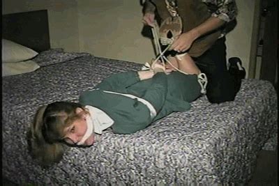 Bound And Gagged Amateur Girls Yr Old Waitress Is Cleave Gagged Toe Tied Hogtied On The Floor