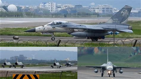 空軍年度機砲射擊訓練~漢翔 Idf 靶勤機，率幻象2000戰機升空 Amazing 4 Ship Rocaf Fighters Live