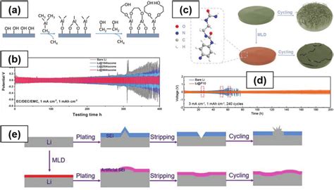 Molecular Layer Deposition For Art Sei Fabrication A Schematic Of The