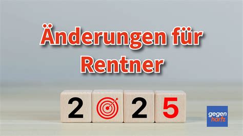 Rente F R Rentner Kommen Wichtige Nderungen