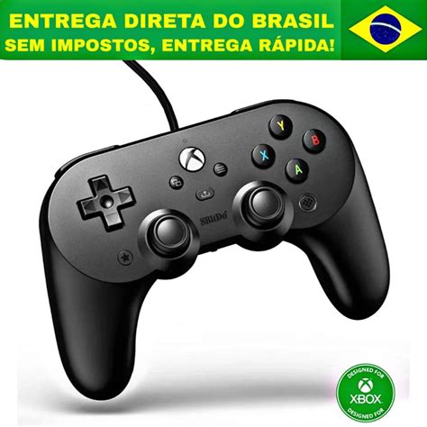 Controle 8bitdo Pro 2 Wired Xbox Series X S Xbox One E Windows 10 11 Produto Licenciado