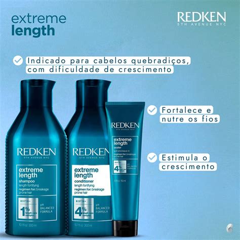 Kit Redken Extreme Length Trio Beleza Na Web Pro Pro