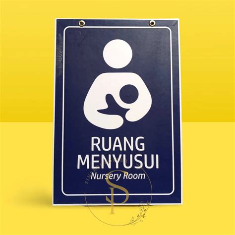 Jual Poster Gantung Hard Poster Ruang Menyusui Poster Sedang