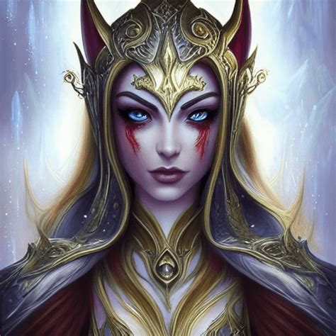 Blood Elf Face World Of Warcraft Fine Art Creative Fabrica