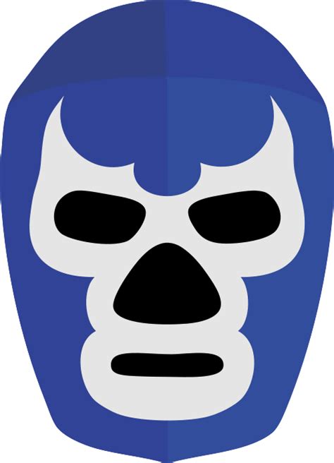 Blue Demon Mask | Free Printable Papercraft Templates