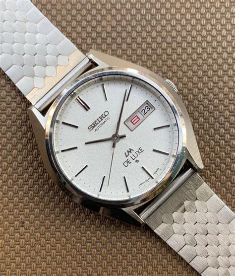 Wts Vintage Seiko Lm Deluxe Snowflake Dial Ref