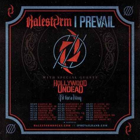 HALESTORM And I PREVAIL Announce Co-Headline Summer Tour; HOLLYWOOD ...