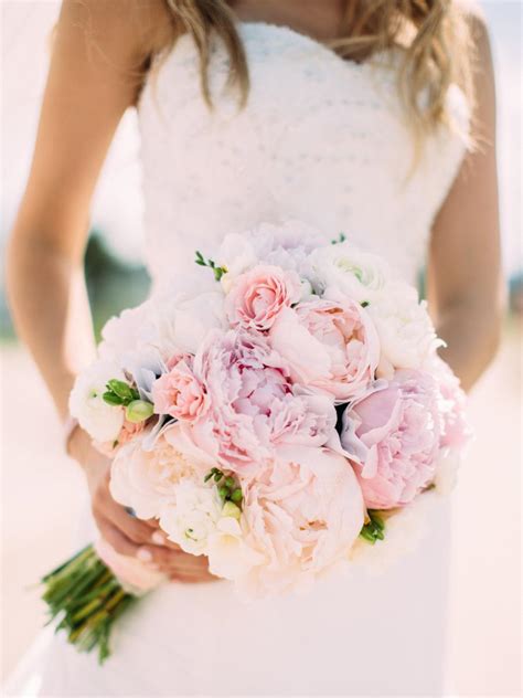 Pink Peony Bridesmaid Bouquet