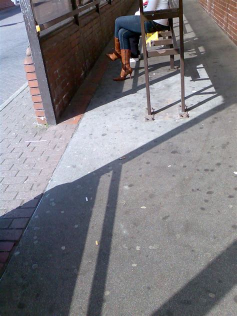 Sexy Brown Heels At The Bus Stop Comments Are Welcomed Flickr