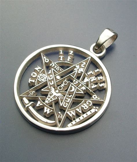 Dije De Tetragramaton Pentagramaton En Plata Ley En