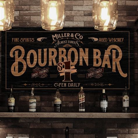 Bourbon Bar Decor - Etsy