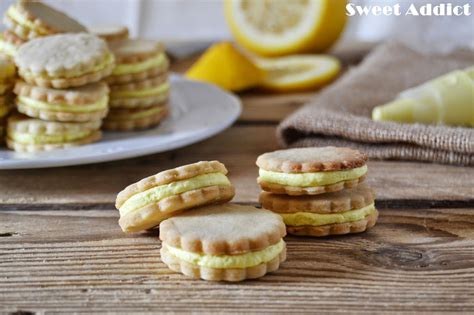 Receta De Galletas Rellenas De Crema De Limon Food Cookie Recipes