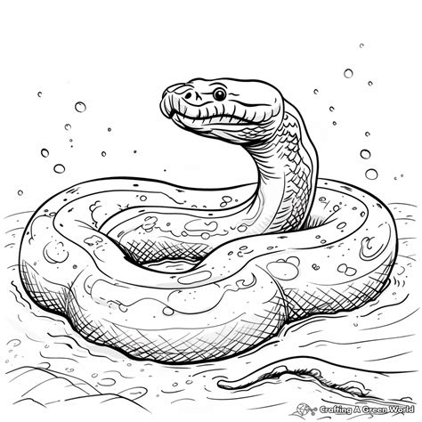 Anaconda Coloring Pages - Free & Printable!