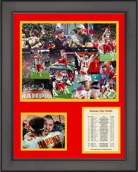 HOFSM.COM Hall of Fame Sports Memorabilia Framed Kansas City Chiefs Super Bowl LVII Champions ...