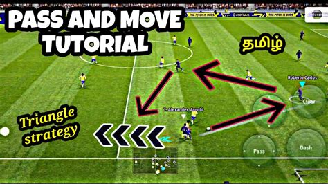 Pass And Move Tutorial In Efootball Mobile Efootball Efootball