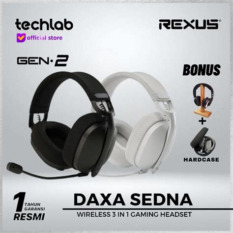 Jual Rexus Daxa Sedna Wireless Gaming Headset In Connection Garansi