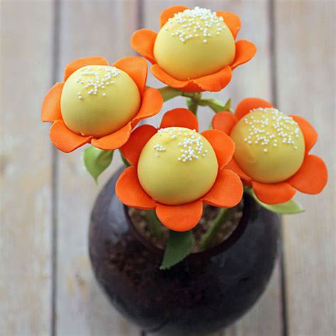 Wonderful DIY Spring Flower Cake Pops