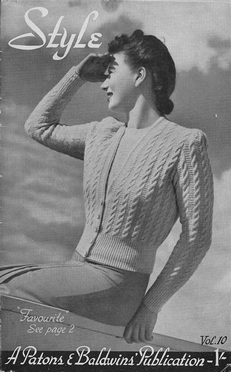 Pin on 1940s Knitting Patterns