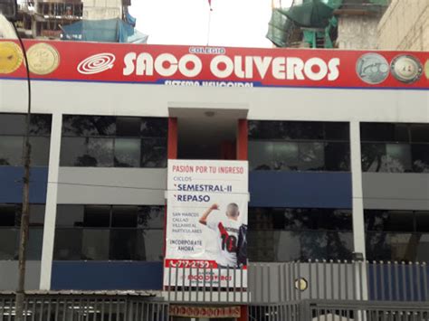 Colegio Saco Oliveros En Lima Tel Fono Y Direcci N