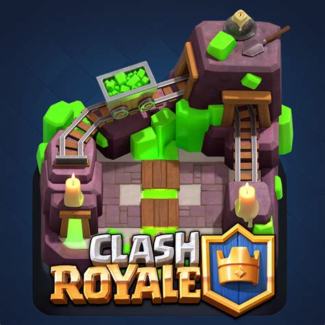 Artstation Clash Royale Season 34 Miner Arena