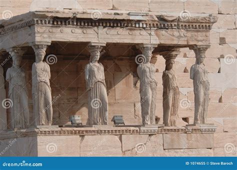 Acropolis Statues 3 Royalty Free Stock Photo - Image: 1074655