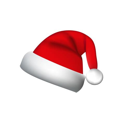 3d realistic santa hat vector 13085495 Vector Art at Vecteezy