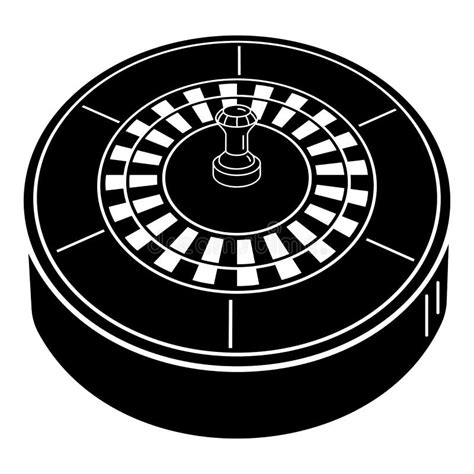 Icono De Ruleta De P Quer Estilo Isom Trico Ilustraci N Del Vector