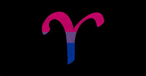 Bisexual Pride Flag Aries Zodiac Sign Aries Magnet Teepublic