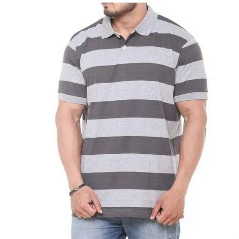 Cotton Polo Neck Mens Collar T Shirts Packaging Type Packet Size M Xxl At Rs 200piece In