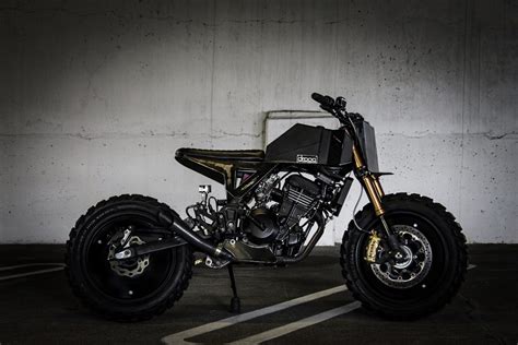 The Droog Moto Custom Kawasaki Ninja R Scrambler X Street Fighter