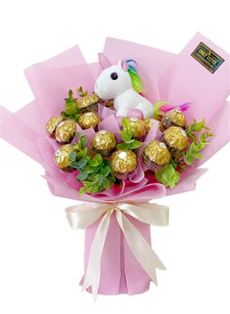 E Ferrero Rocher Bouquet Sameday Flower Delivery To Malaysia Only