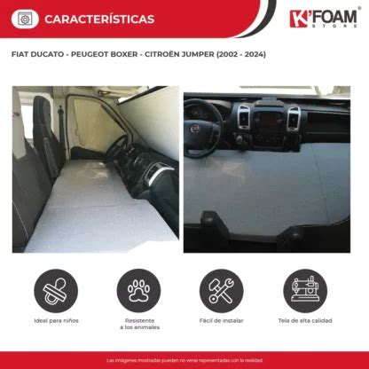 Lit Avant Cabine Fiat Ducato Boxer Jumper Kfoam Store