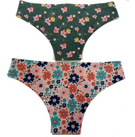 Bikini Sin Costura Sin Demarcación Estampada Corte Laser Cuotas sin interés