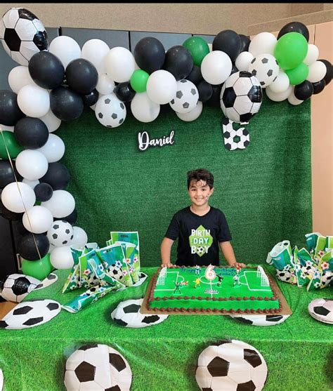 Soccer Birthday Party ⚽️ Soccer Birthday Parties Soccer Party Decorations Football Birthday